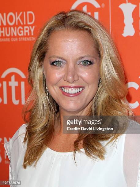 Chef Melissa d'Arabian attends the No Kid Hungry Benefit Dinner at Four Seasons Hotel Los Angeles at Beverly Hills on October 14, 2015 in Los...