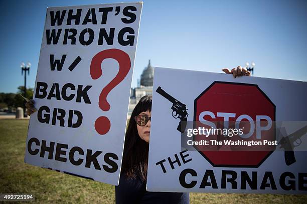 Concerned about their safety and fed up with Congress, university students, organized by the Brady Campaign to Prevent Gun Violence, gathered for a...