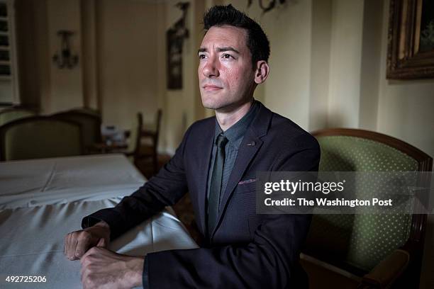 Portrait of David Daleiden, founder of The Center for Medical Progress at the Value Voters Summit on September 25, 2015 in Washington DC.