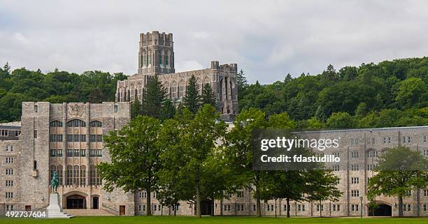 hudson valley, ny - west point - west point militaire academie stockfoto's en -beelden