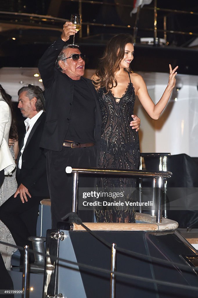 Roberto Cavalli Hosts Annual Party Aboard His Yacht: Arrivals - The 67th Annual Cannes Film Festival