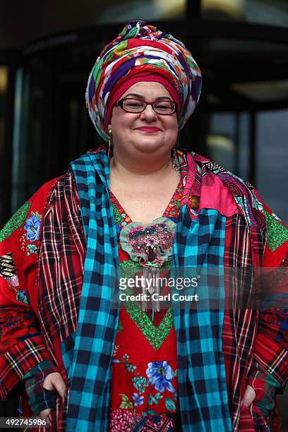 Kids Company founder Camila Batmanghelidjh arrives to attend a select committee hearing at Portcullis House on October 15, 2015 in London, England....
