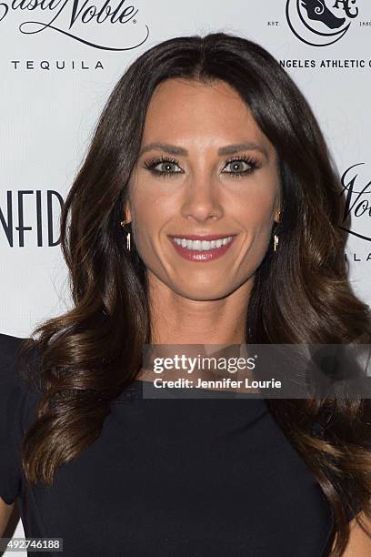 Fitness trainer Autumn Calabrese attends the Los Angeles Confidential Magazine's Men's Issue Event at The Los Angeles Athletic Club on October 14,...