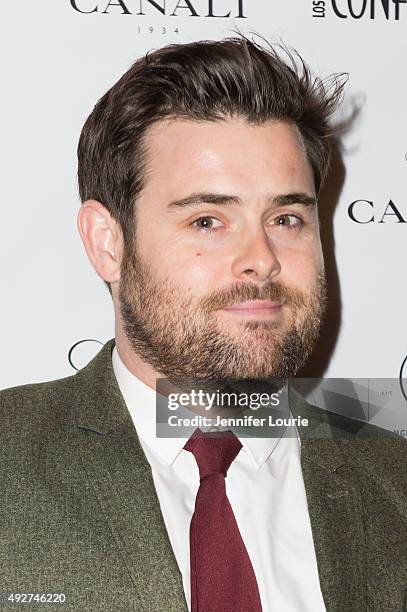 Actor David Fynn attends the Los Angeles Confidential Magazine's Men's Issue Event at The Los Angeles Athletic Club on October 14, 2015 in Los...