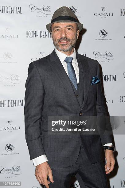 Actor Jay Abdo attends the Los Angeles Confidential Magazine's Men's Issue Event at The Los Angeles Athletic Club on October 14, 2015 in Los Angeles,...