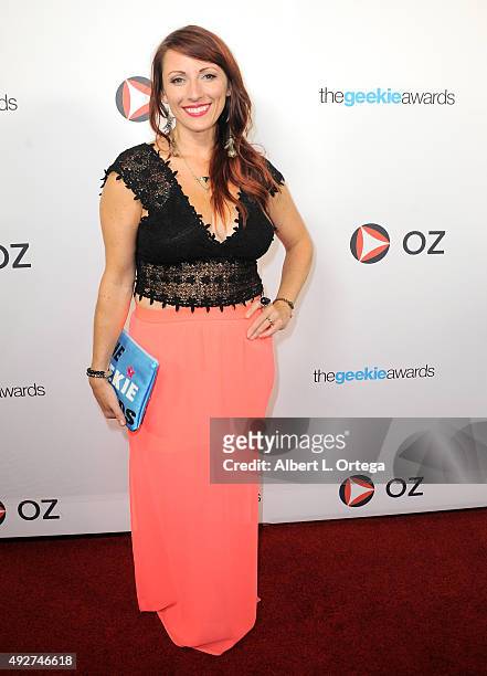 Producer Kristen Nedopak of The Geekies at the "Day of the Creator" Geekie Awards Pre-Party for nominees held at Hotel Figueroa on October 14, 2015...