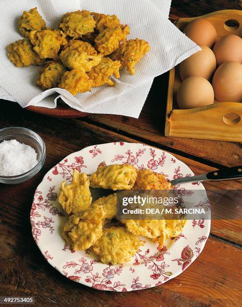 Antipasto of crumbed and fried whitebait.