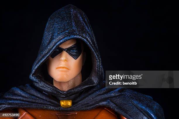 robin from batman - robin superhero stockfoto's en -beelden