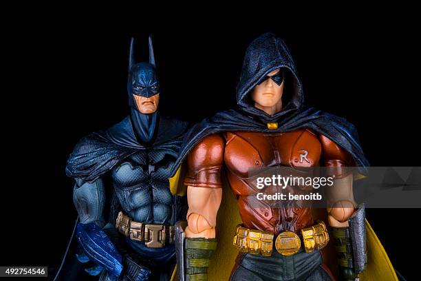 robin and batman - robin superhero stockfoto's en -beelden