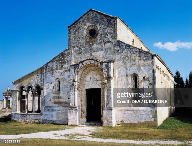 Abbey of St Maria of Cerrate, 11th-13th century, near Squinzano, Salento, Apulia, Italy.