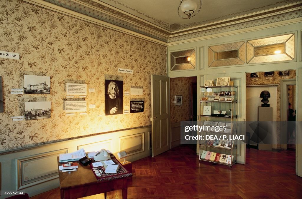 A room in the Einstein Museum...