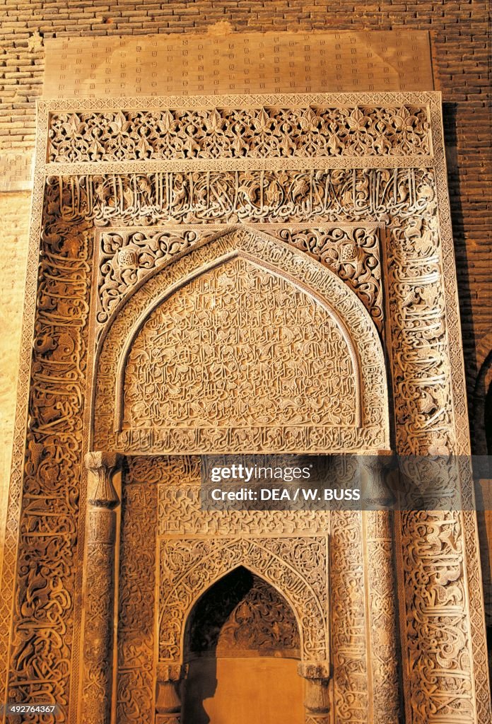 Mihrab in the Friday Mosque or Masjed-e Jame...