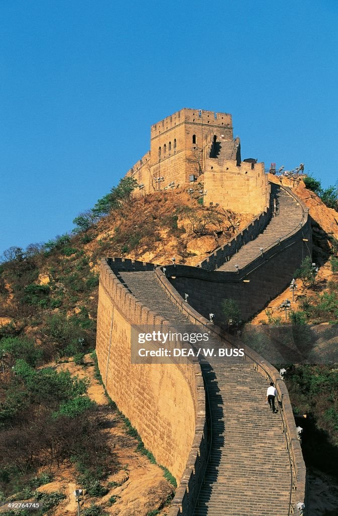Badaling section of Great Wall built in 1505...