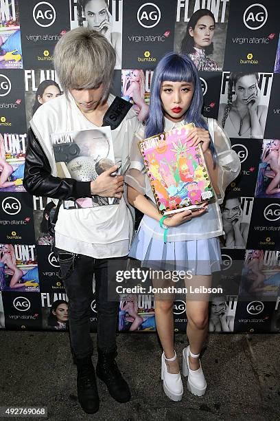 Se Noir attends the Flaunt Magazine And AG Celebrate The LA launch Of The CALIFUK Issue At The Hollywood Roosevelt at Hollywood Roosevelt Hotel on...