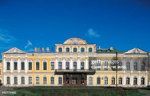 Sheremetev Palace, seat of the museum dedicated to the poetess Anna Akhmatova Andreevna, Sheremetev Palace, St Petersburg , Russia.