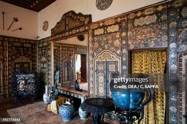The Oriental room in Bojnice castle . Slovakia.