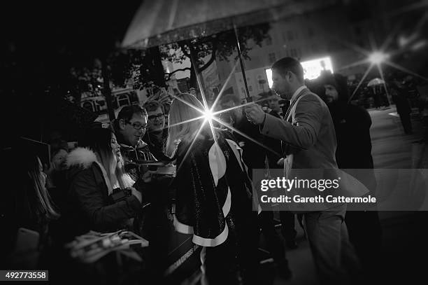 Cate Blanchett attends the 'Carol' American Express Gala during the BFI London Film Festival, at the Odeon Leicester Square on October 14, 2015 in...