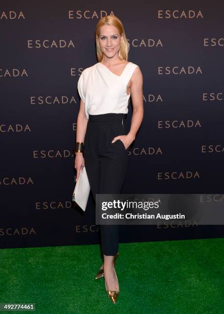 Judith Rakers attends Escada Flagshipstore Opening at Kaisergalerie on May 21, 2014 in Hamburg, Germany.