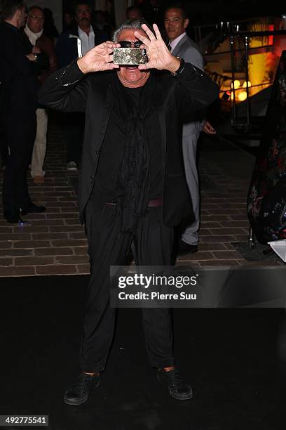 Roberto Cavalli attends the "Roberto Cavalli Annual Party Aboard" : Outside Arrivals at the 67th Annual Cannes Film Festival on May 21, 2014 in...