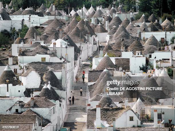 Trulli in Alberobello , Apulia, Italy.