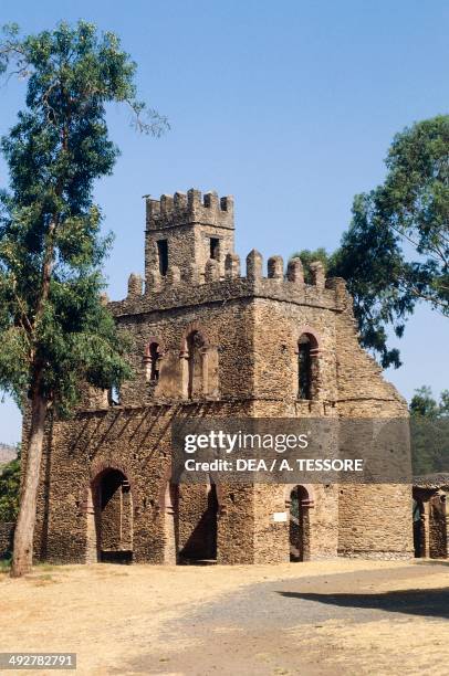 Chancellery of Tzadich Yohannes, Royal fortress enclosure of Fasil Ghebbi , Gondar Region, Ethiopia.