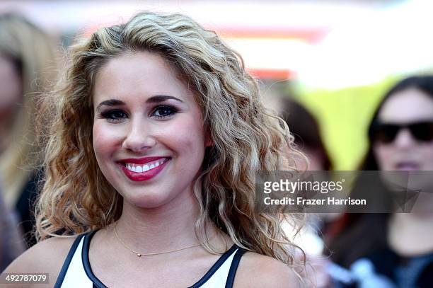 Singer Haley Reinhart attends Fox's "American Idol" XIII Finale at Nokia Theatre L.A. Live on May 21, 2014 in Los Angeles, California.