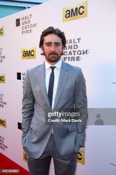 Actor Lee Pace attends AMC's new series "Halt And Catch Fire" Los Angeles Premiere at ArcLight Cinemas on May 21, 2014 in Hollywood, California.