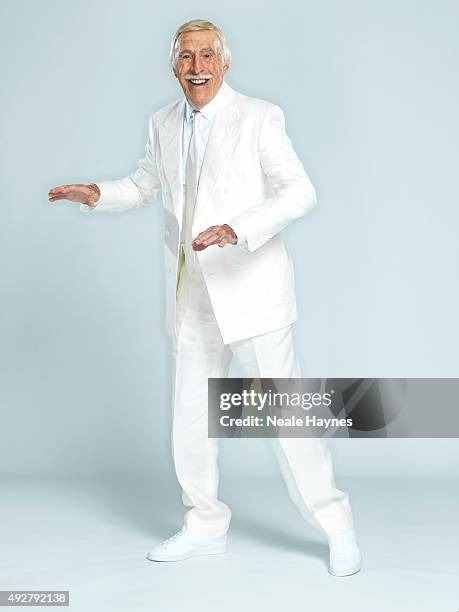 Tv presenter and comedian Bruce Forsyth is photographed for the Daily Mail on August 24, 2015 in Wentworth, England.