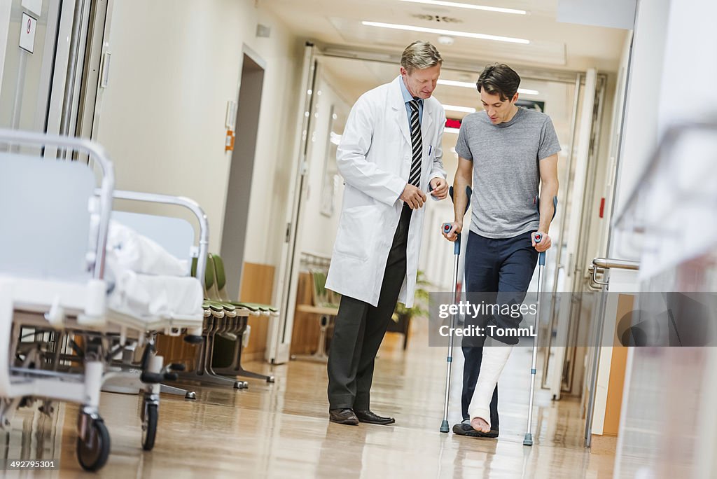 Doctor and Patient in Hospital