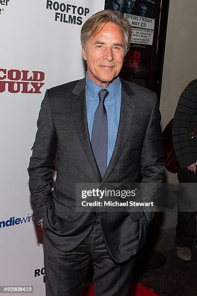 Actor Don Johnson attends "Cold In July" screening on May 21, 2014 in New York City.