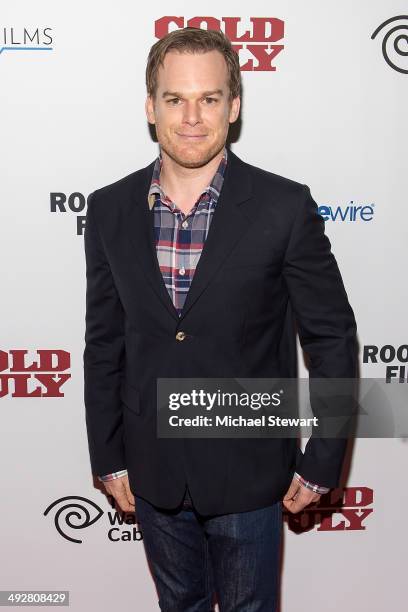 Actor Michael C. Hall attends "Cold In July" screening on May 21, 2014 in New York City.