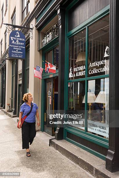 woman window shopping - new westminster stock pictures, royalty-free photos & images