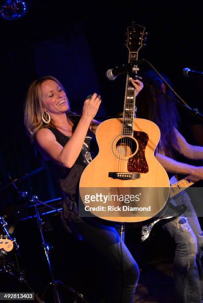 Singer/Songwriter Deana Carter performs at The Basement on May 21, 2014 in Nashville, Tennessee.