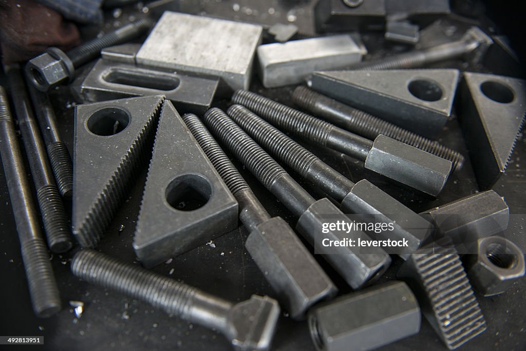 Precision tools in a workshop