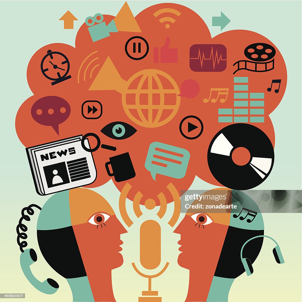 Communication Graphics Roots Communication High-Res Vector Graphic - Getty Images