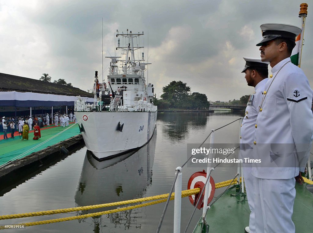 Indian Coast Guard Inducts Fast Patrol Vessel ICGS Anmol