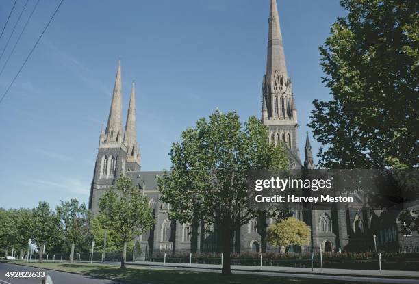 St Patrick's Cathedral in Melbourne, Australia, 1968.