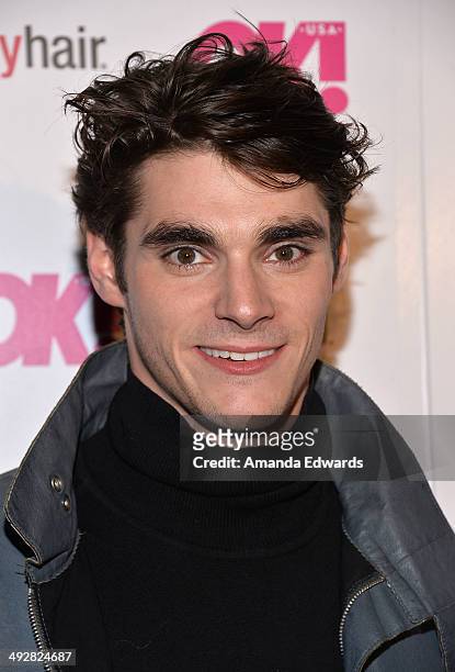 Actor RJ Mitte arrives OK! Magazine's "So Sexy" LA Event at Lure on May 21, 2014 in Hollywood, California.