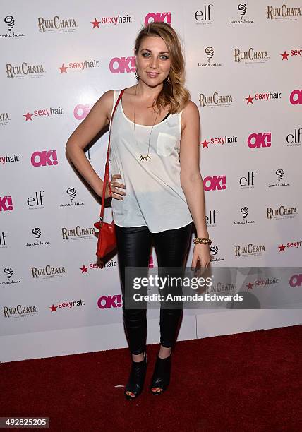 Actress Kate Jenkinson arrives OK! Magazine's "So Sexy" LA Event at Lure on May 21, 2014 in Hollywood, California.