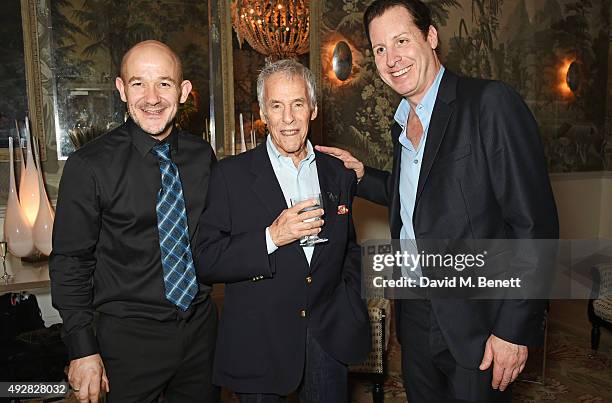 Director Steven Hoggett, Burt Bacharach and producer David Lane Seltzer attend the press night after party for "Close To You: Bacharach Reimagined"...