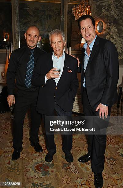 Director Steven Hoggett, Burt Bacharach and producer David Lane Seltzer attend the press night after party for "Close To You: Bacharach Reimagined"...