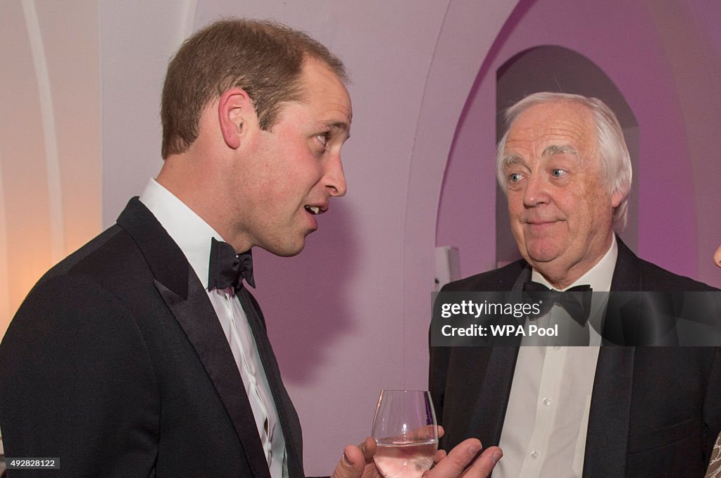 The Duke Of Cambridge Attends Child Bereavement UK's 21st Birthday dinner