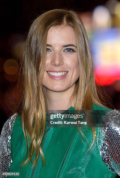 Agyness Deyn attends a screening of "Sunset Song" during the BFI London Film Festival at Vue West End on October 15, 2015 in London, England.