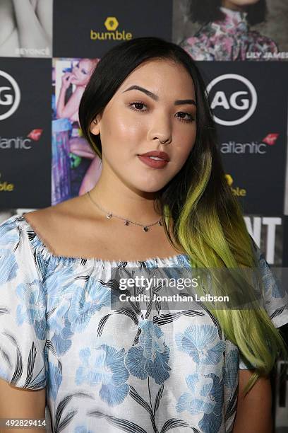 Stephanie Villa attends the Flaunt Magazine And AG Celebrate The LA launch Of The CALIFUK Issue At The Hollywood Roosevelt at Hollywood Roosevelt...