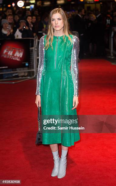 Agyness Deyn attends a screening of "Sunset Song" during the BFI London Film Festival at Vue West End on October 15, 2015 in London, England.