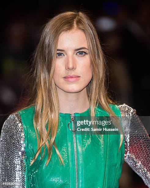 Agyness Deyn attends a screening of "Sunset Song" during the BFI London Film Festival at Vue West End on October 15, 2015 in London, England.