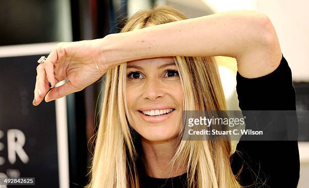 Elle Macpherson launches The Super Elixir at Selfridges on May 22, 2014 in London, England.