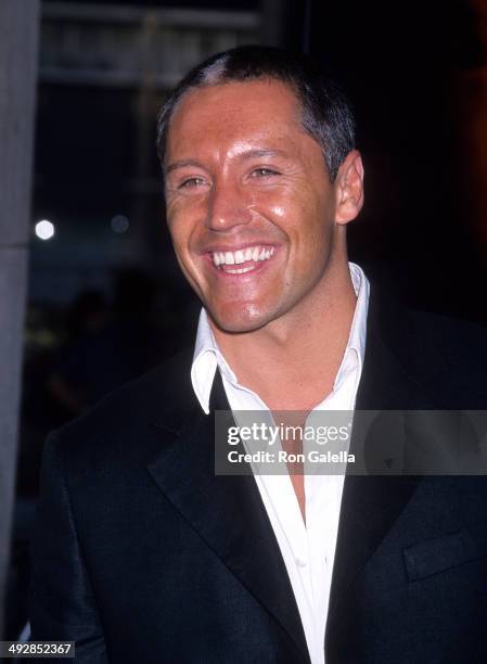 Actor Max Ryan attends the "Kiss of the Dragon" Century City Premiere on June 25, 2001 at Loews Cineplex Century Plaza Theatres in Century City,...