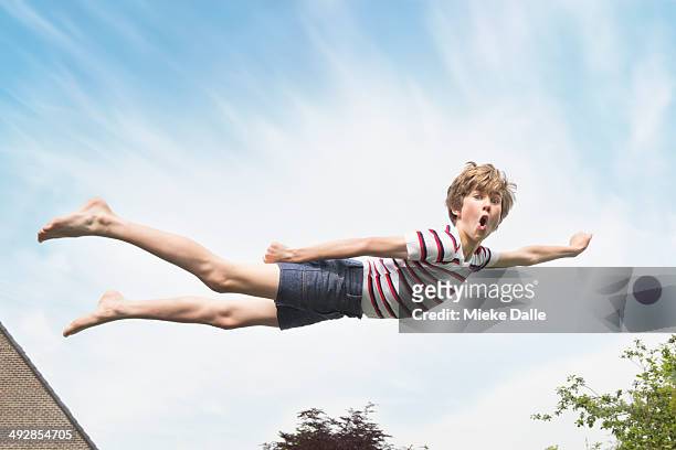 Kid flying