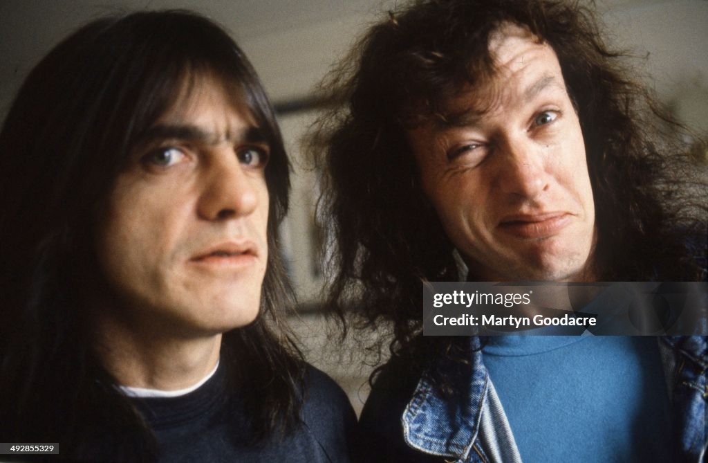 Angus Young And Malcolm Young London 1995